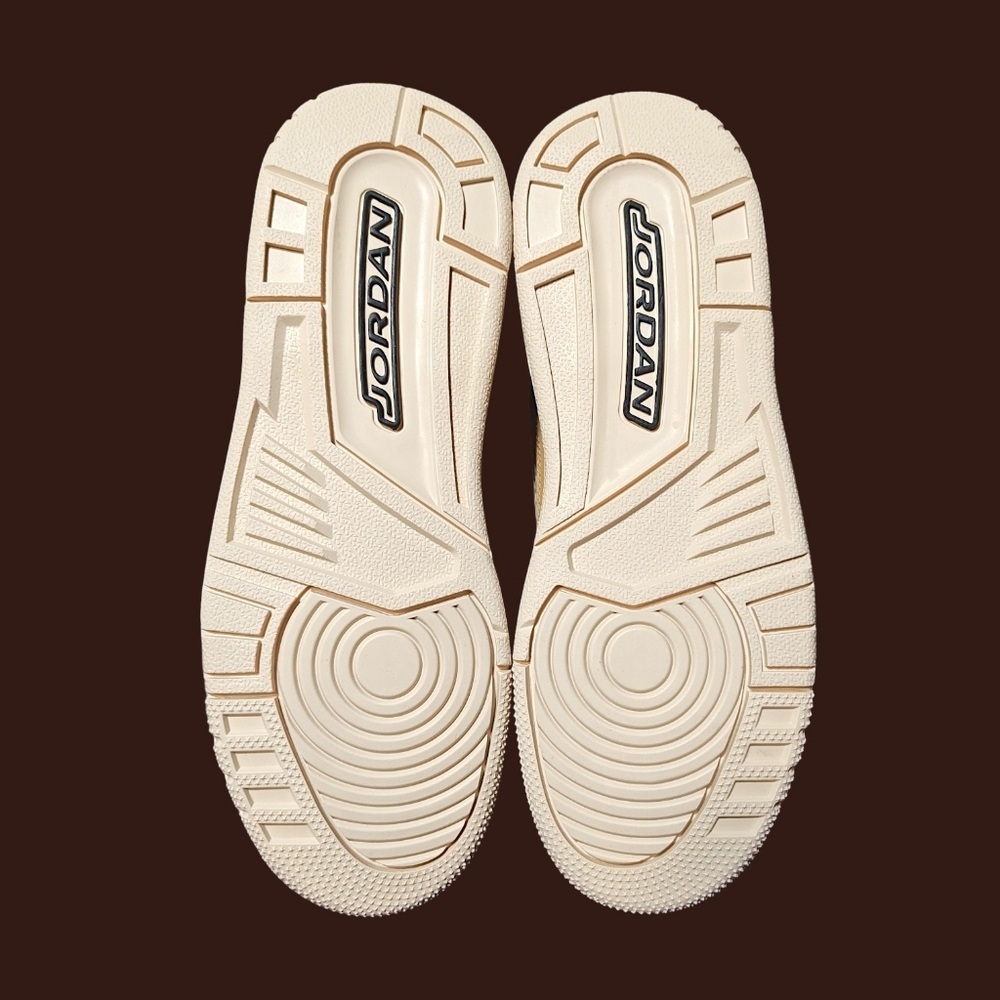 🚻 6.5Y US — Jordan Spizike Low GS 2024 [FLAX/BAROQUE BROWN–BLACK] FQ1759-202 - Picture 8 of 9